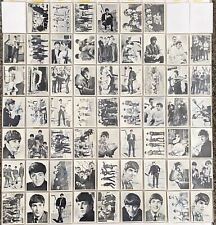 Beatles Black & White Series 1 Vintage Card Set 60 Cards O-Pee-Chee Canada 1964 picture