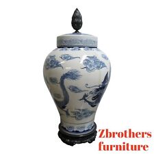 Large Chapman Asian Inspired Vase Urn Porcelain picture