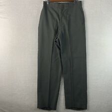 Vintage Military Tropical Wool Pants Serge AG 344 Class 6 Size 30L Green picture
