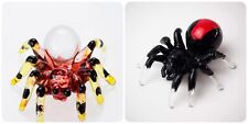 Spider Blown Glass Animal Figurine Hand Blown Art Insect Collection Gift Decor picture