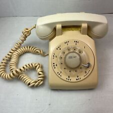 Vintage Cream Western Electric Model 500 Rotary Dial Telephone & Handset 1972 picture