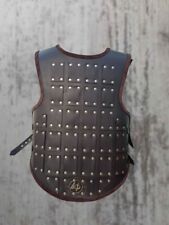 Medieval BROWN leather Mercenarie Brigandine Armor, Viking SCA renaissance Larp1 picture
