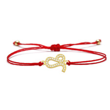 Leo Zodiac Red String Protection Bracelet picture