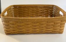 Longaberger Medium Stow Away Basket with Protector, Warm Brown, 2014 picture