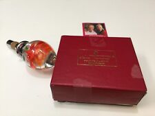 Hans Turnwald Crystal Glass Flower B&B Decanter Wine Stopper picture
