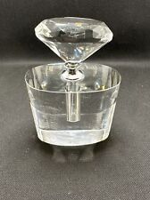 Solid Glass Display Perfume Bottle 4,5x6x2,5”, Heavy picture