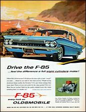 1961 Oceanside drive Oldsmobile F-85 car mountain vintage art print ad adl90 picture