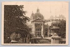 Wiesbaden Germany, Kochbrunnen Anlage, Boiling Fountain, Vintage Postcard picture
