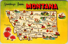 Postcard MAP SCENE Montana Missouri MO AK0977 picture