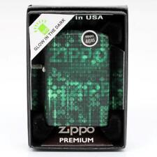 Zippo Green Matrix Pattern Design , 540° Color Wrap, Windproof Lighter #48408 picture