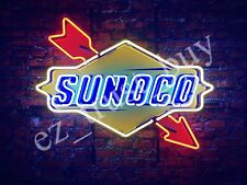 New Sunoco Racing Car Gas Oils Station Gasoline Neon Sign 24