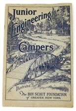 1926 Junior Engineering for Campers Book Boy Scout Foundation of Greater NY BSA picture