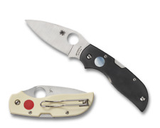 Spyderco Knives Chaparral Lockback Black White G-10 Sun and Moon XHP C152GSMP picture