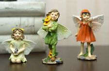 Mini Fairy Garden Fairies Set of 3 Mini Garden of Enchantment Figurine picture