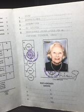 Expired 1999 Automobile Club of Argentina Buenos Aires Member ID Older Women picture
