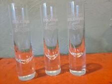 Set of 3 Stolichnaya Vodka Tall Shot Glasses picture