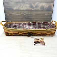 Longaberger 2000 Autumn Reflections Large Harvest Blessings Baskets Tie On picture