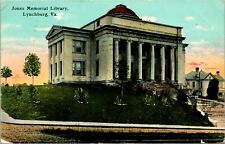 Jones Memorial Library Lynchburg VA Virginia 1910 DB Postcard T18 picture