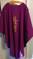 Purple chasuble (vestment) picture