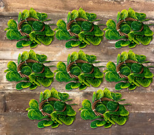 Vine Napkin Rings Set of 8 Green Vine Napkin Holder picture