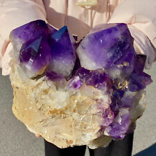 9.8LB Natural Amethyst Backbone Crystal Raw Ore Specimen Stone Healing picture