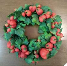 strawberry wreath large vintage plastic cottagecore cute picture