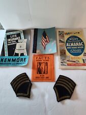 WW11 US ARMY MEMORABILLA AND 2 1940's PAMPLETS picture