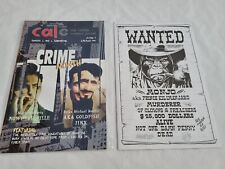 2 Comics Books Wanted Monjo Sampler and Cal Crime Month Journal 1997 picture