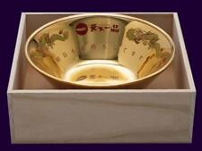 天下一品 TENKAIPPIN Pottery Golden Ramen Noodle Soup Bowl Donburi With paulownia box picture