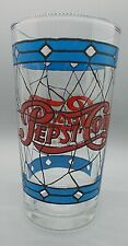 1970’s Pepsi-Cola Tiffany Style Drinking Glass/Holds 16 ounces Liquid  picture