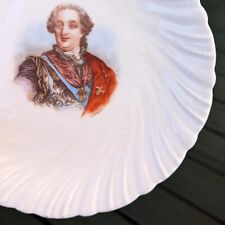 Louis XV Painted Vtg Plate Carlsbad Austria Wall Art French Royal Family History picture