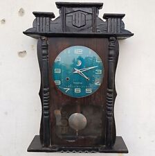 Antique Original TRANSISTOR Collectible Clock Vintage Rare Pendulum Wall Clock. picture