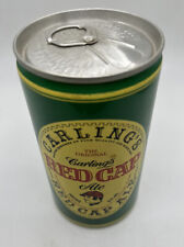 Carling’s  Red Cap Ale Beer Can Empty Bottom Opened Vintage Carling picture