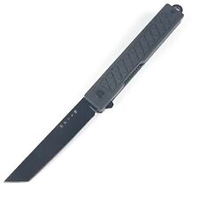 StatGear Pocket Samurai Knife Full-Size Black G10 Folding D2 Steel Blade 119BLK picture
