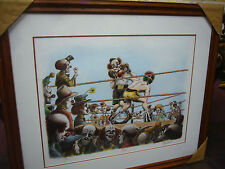 Wayne Howell. kaoed limited edition numbered and signed and framed picture