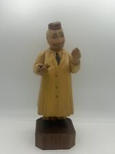 Vintage Anri Wood Carvings Apothecary Pharmacist Figurine 7
