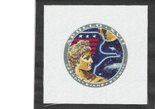 NASA's Apollo 17 Emblem Printed on White Beta Cloth - Reduced in Size picture