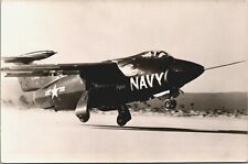 Grumman XF10F-1 Jaguar USA Aircraft Vintage RPPC B98 picture