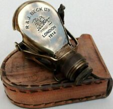 Antique Brass Monocular Binocular Telescope Vintage Nautical Spyglass Scope Gift picture