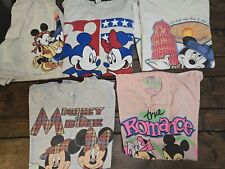 Vtg Mickey Mouse Bundle. 4 Shirts. 1 Shorts. USA. 90s. Lot picture