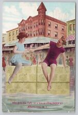Who Gets The Fralinger's Salt Water Taffy Advertising Atlantic City NJ Postcard picture