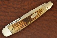 RARE CASE XX USA 3 DOT 1987 ROGERS BONE JUMBO BANANA TRAPPER KNIFE 6251SS (15875 picture
