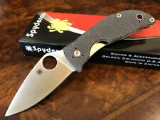 Spyderco Knife Alcyone Grey G10 CTS-BD1 Blade C222GPGY picture