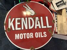Antique Style Barn Find Look Kendall Dealer Service Station Sales Service Sign picture