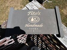 Tito's Handmade Vodka Display Graphics Header Sign Alcohol Liquor Man Cave Wood picture