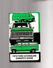 1979 Ford Econoline Van - Owner's Guide Manual  picture