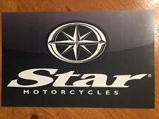 Tin Sign Vintage Star Motorcycles Yamaha picture