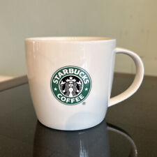 Starbucks 2008 White Mug 12oz With Green Siren Logo Starbucks Cup picture