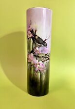 Moritz Zdekaure M & Z Austria Hand Painted Birds & Blooms Porcelain Vase picture