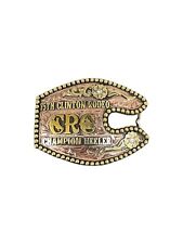 75th Clinton Rodeo Champion Heeler Buckle picture